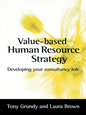 cover image of Value-based Human Resource Strategy